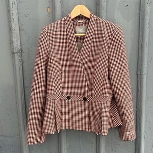Soia & Kyo Houndstooth Jacket, size M